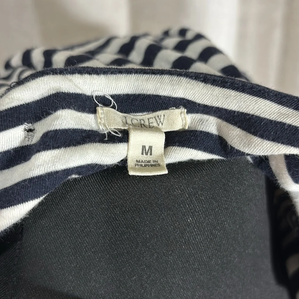 J. Crew Striped Spaghetti Strap Dress